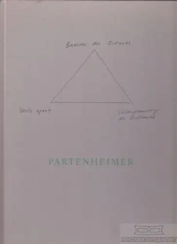 Buch: Jürgen Partenheimer: Vasts Apart, Hofmann, Werner. 1990, gebraucht, gut