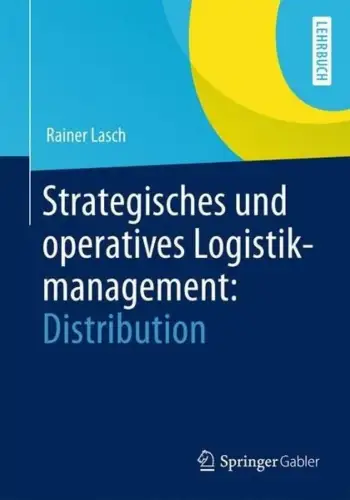 Buch: Strategisches und operatives Logistikmanagement: Distribution, Lasch, 2012