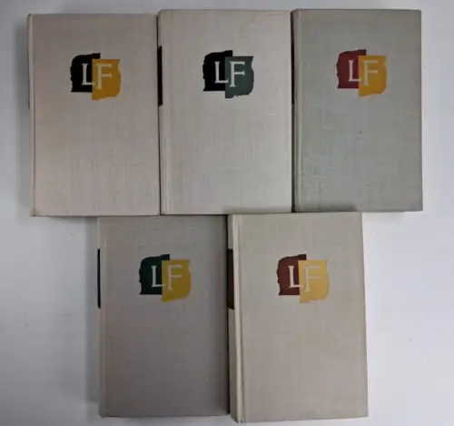 5 Bücher Lion Feuchtwanger Gesammelte Werke in Einzelausgaben, Aufbau, Jefta ...