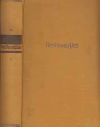 Buch: Notre-Dame von Paris, Hugo, Victor, 1952, Insel Verlag, gebraucht, gut