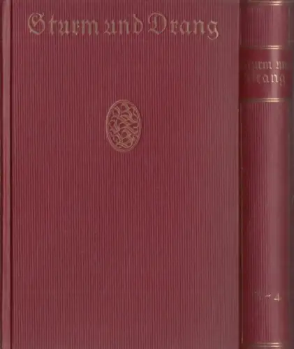 Buch: Sturm und Drang, Freye, Karl. 2 Bände, Bongs goldene Klassikerbibli 231896