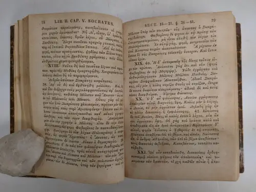 Buch: Diogenis Laertii de Vitis Philosophorum Libri X, Laertios, 1833, Tauchnitz