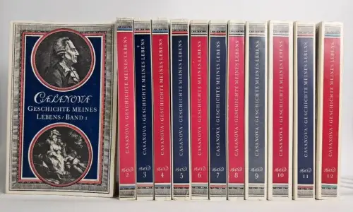 Buch: Giacomo Casanova -Geschichte meines Lebens, 12 Bände, G. Kiepenheuer