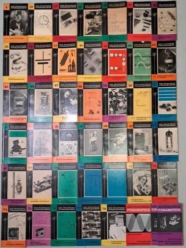 43 Hefte Der praktische Funkamateur, Verlag Sport und Technik, Elektrotechnik
