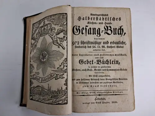 Buch: Neueingerichtetes Halberstädtisches Kirchen- und Haus-Gesang-Buch,  343972