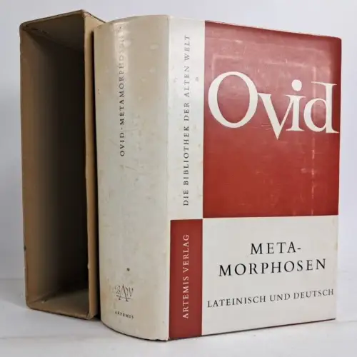 Buch: Metamorphosen, Epos, Ovid, 1964, Artemis, Die Bibliothek der Antiken Welt