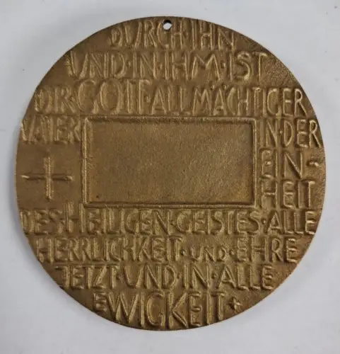 Medaillon: Das letzte Abendmahl, Bronze, guter Zustand, Anhänger