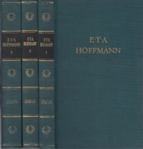 Buch: Werke in drei Bänden, Hoffmann, E.T.A. 3 Bände, 1976, Aufbau-Verlag