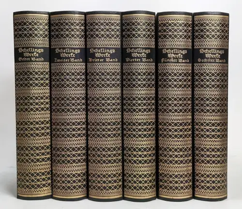 Buch: Schellings Werke, 6 Bände, Münchner Jubiläumsdruck, 1927, Beck, Oldenbourg