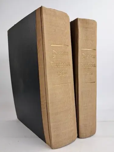 Buch: Die neue Rundschau 1920 Band 1+2, XXXI. Jahrgang der freien Bühne, Fischer