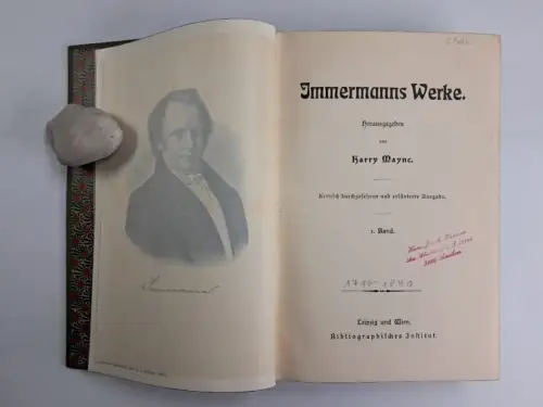 Buch: Karl Immermanns Werke, 5 Bände, Bibliographisches Institut, Leipzig