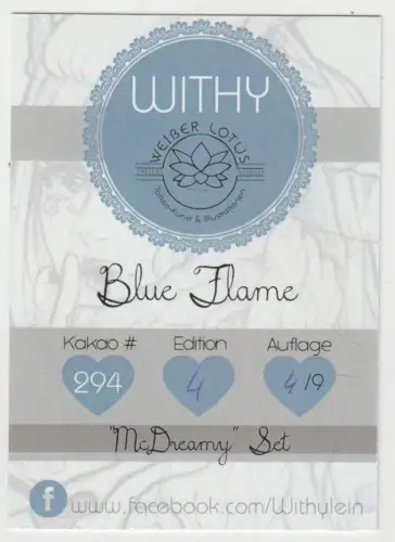Sammelkarte: Manga Blue Flame - Withy, Vanessa Mertens, MyDreamy Set