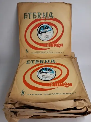50 Schellackplatten Amiga, Eterna, VEB Deutsche Schallplatten, Fox, Walzer ...