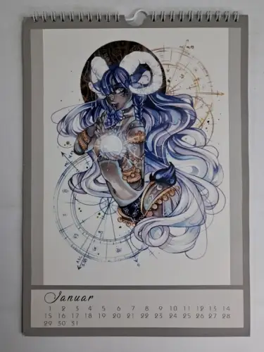 Endlos Kalender: Immerwährender Kalender von Withy, Vanessa Mertens, Manga Art