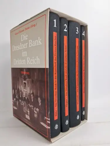 Buch: Die Dresdner Bank im Dritten Reich, 4 Bände, Henke, 2006, Oldenbourg