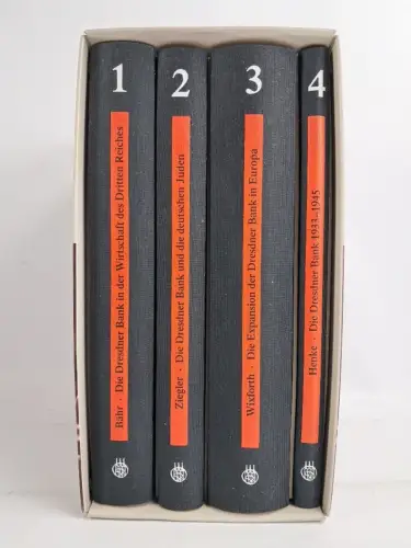 Buch: Die Dresdner Bank im Dritten Reich, 4 Bände, Henke, 2006, Oldenbourg