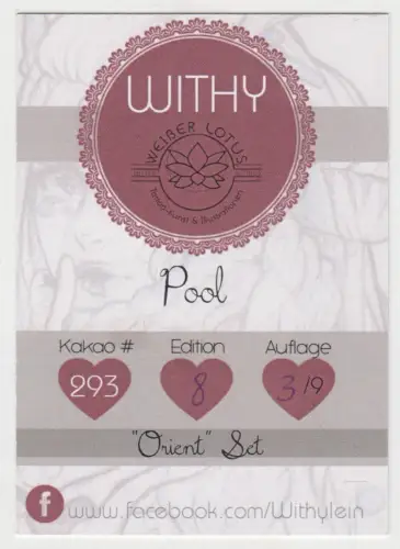 Sammelkarte: Manga Anime Pool - Withy, Vanessa Mertens, Illustration, Orient Set