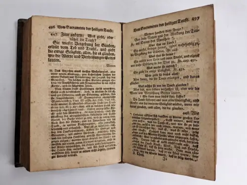 Buch: Erklärung und Zergliederung des Dreßdnischen Catechismi 2, Krahmer, 1766
