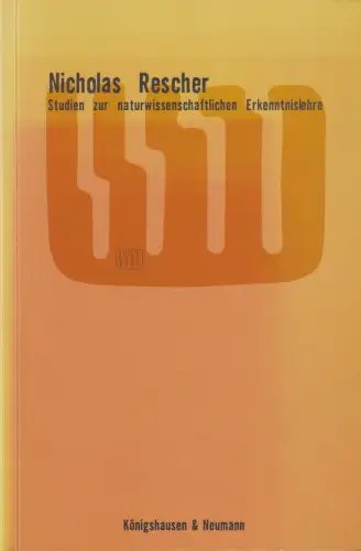 Studien zur naturwissenschaftlichen Erkenntnislehre, Rescher, Nicholas, 1996