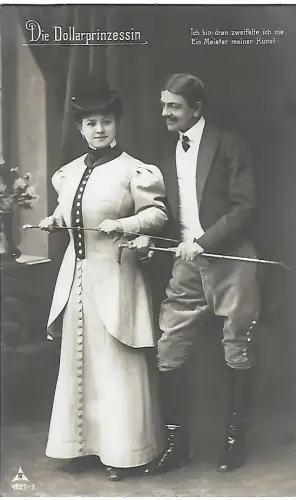 AK Die Dollarprinzessin. Emmy Horst. ca. 1907, Oper, gebraucht, gut 308777