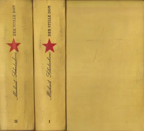 Buch: Der stille Don, Scholochow, Michail. 2 Bände, 1961, Verlag Volk und Welt