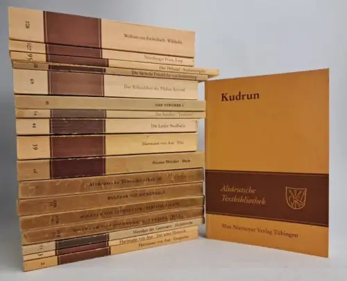 18 Bücher Altdeutsche Textbibliothek, Max Niemeyer, Taschenbücher, gebraucht gut