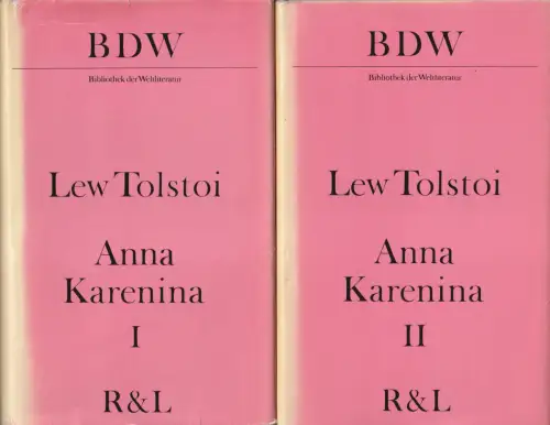 Buch: Anna Karenina, Tolstoi, Leo. 2 Bände, BDK, 1977, Rütten & Loening