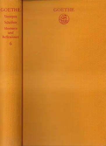 Buch: Goethe Werke Band 6 - Versepen. Schriften. Maximen und Reflexionen, Insel