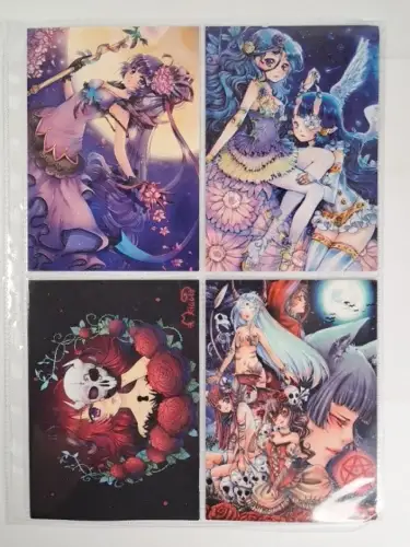 Bundle Manga Miaow: Artbook magic paper 2010-2018, 3 Anhänger, 4 Postkarten