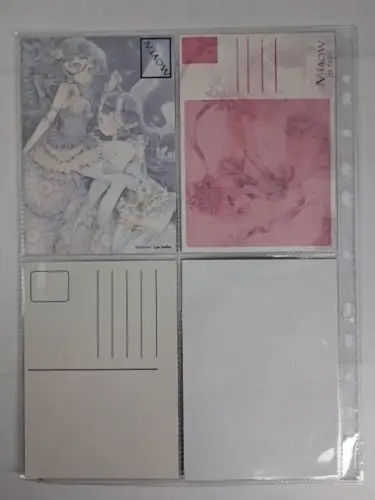 Bundle Manga Miaow: Artbook magic paper 2010-2018, 3 Anhänger, 4 Postkarten