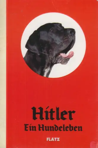 Buch: Hitler - Ein Hundeleben, Flatz, 1996, signiert, Kunstverein Rosenheim