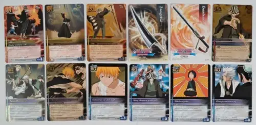 12 Karten - Bleach Trading Card Game, Panini, Kisuke Urahara, Zoshi-Benihime ...