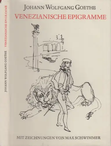 Buch: Venezianische Epigramme, Goethe, Johann Wolfgang. 1981, Verlag der Nation