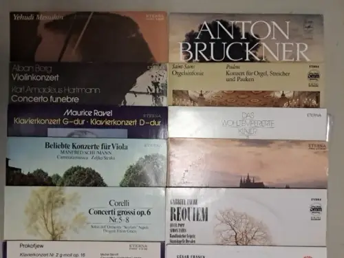 20 verschiedene Klassik Schallplatten 12" LP, Vinyl, Smetana, Ravel, Schumann...