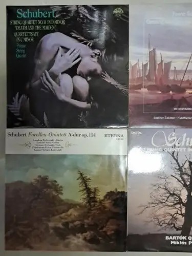 10 Schallplatten Franz Schubert, 12" LP, Vinyl, Bundle, Sammlung, Klassik
