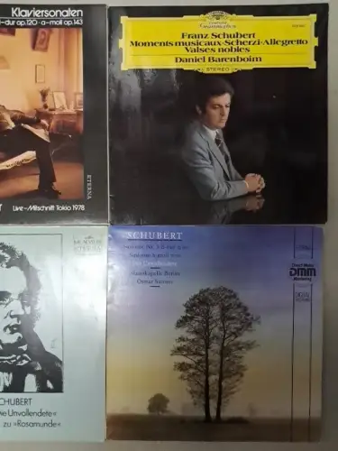 10 Schallplatten Franz Schubert, 12" LP, Vinyl, Bundle, Sammlung, Klassik