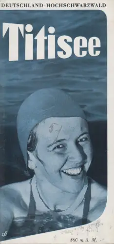 Prospekt: Titisee, Deutschland-Hochschwarzwald, Chr. Franz, gebraucht, gut