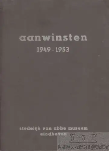 Buch: aanwinsten 1949 - 1953, de W, E.L.L. 1953, gebraucht, gut