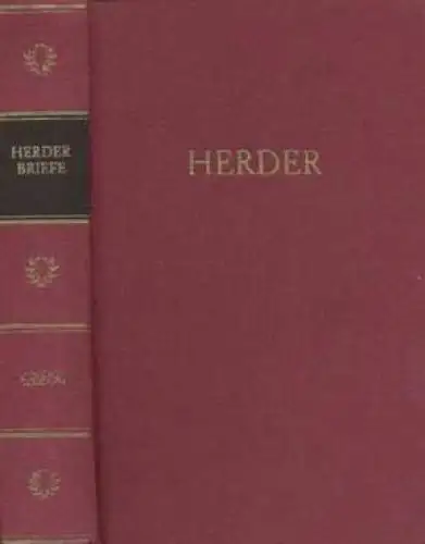 Buch: Herders Briefe in einem Band, Herder, Johann Gottfried. 1970, BDK