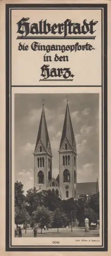 Prospekt: Prospekt Halberstadt - Die Eingangspforte in den Harz, Louis Koch