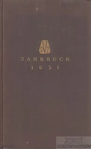 Buch: Jahrbuch Paul Zsolnay Verlag 1931. 1930, Paul Zsolnay Verlag