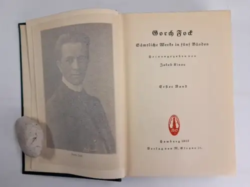Buch: Gorch Fock - Sämtliche Werke in fünf Bänden, 1925, Verlag M. Glogau jr.