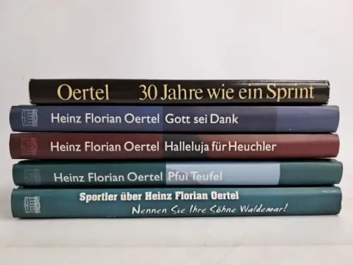 5 Bücher Heinz Florian Oertel: Pfui Teufel, Gott sei Dank, 30 Jahre wie ein ...