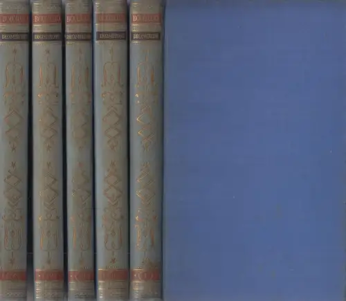 Buch: Der Decamerone, 5 Bände. Boccaccio, Propyläen-Verlag, gebraucht, gut