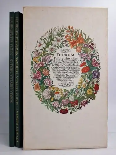 Buch: Neues Blumenbuch, Maria Sibylla Merian. 2 Bände, 1981, Insel Verlag