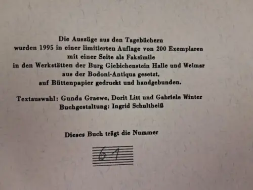 Buch: Das Buch meiner Seele, Erwin Hahs, 1995, Burg Giebichenstein, Tagebücher