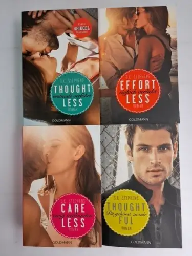 Buch: Thoughtless 1-4, S. C. Stephens, Goldmann, 4 Bände, gebraucht, sehr gut