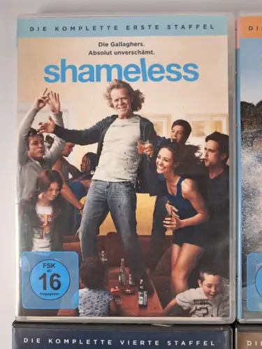 6 DVD Boxen: Shameless Staffel 1-6, Paul Abbott, William H. Macy, Serie
