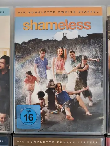 6 DVD Boxen: Shameless Staffel 1-6, Paul Abbott, William H. Macy, Serie