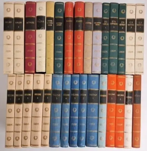 30 Bücher BDK Bibliothek deutscher Klassiker, Hebel, Büchner, Seume, Lessing ...